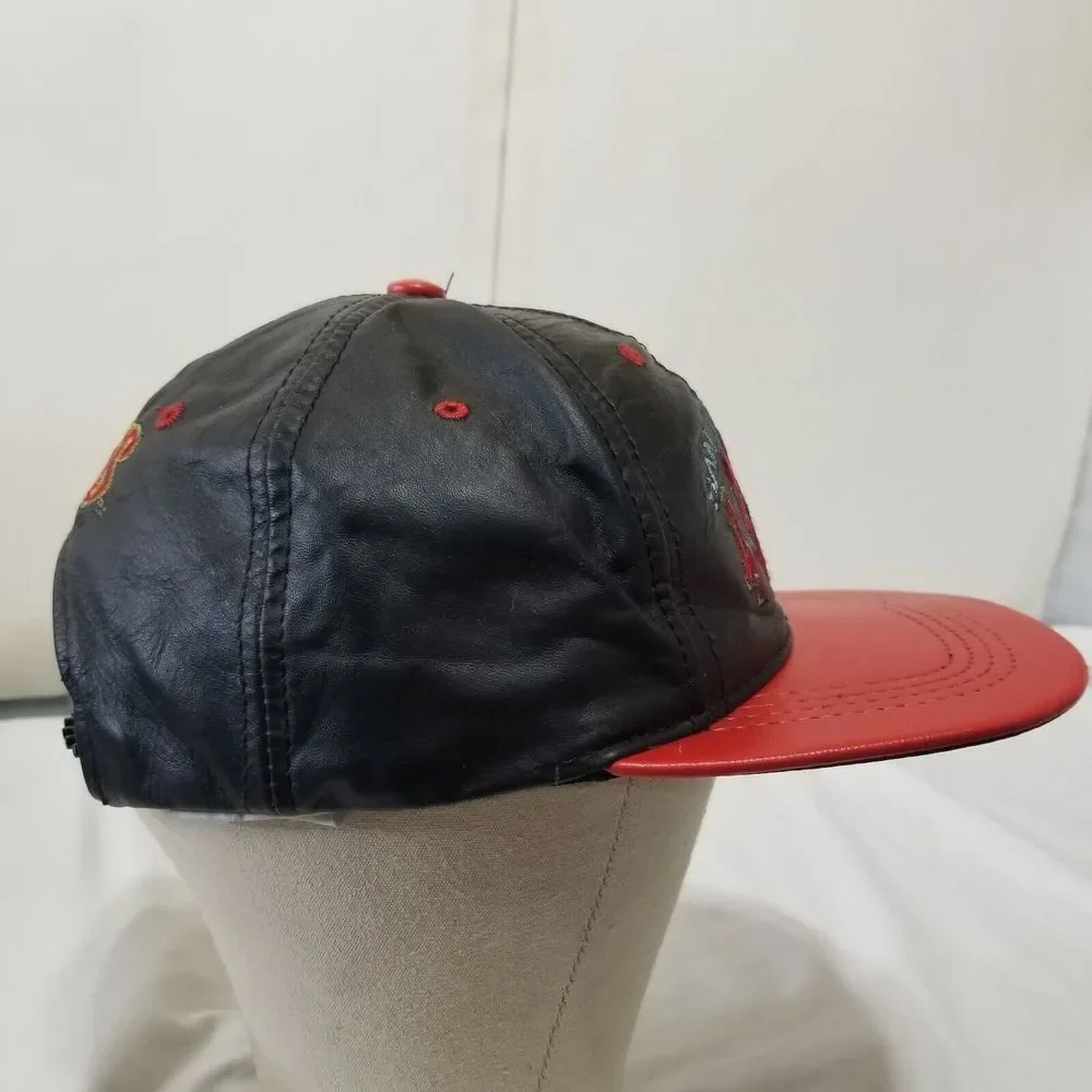 Vintage San Fransisco‎ 49ers Hat Snapback leather type NFL logo cap